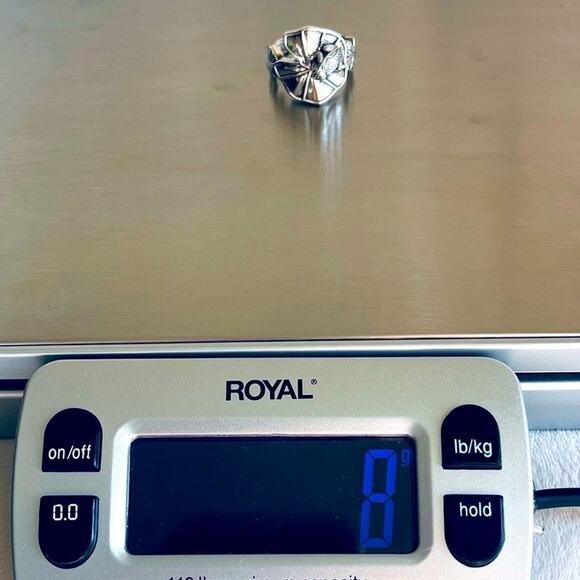 Frog On Lily Pad KC Studio 2011 Barry Kieselstein Cord Sterling Silver Ring - Picture 15 of 15